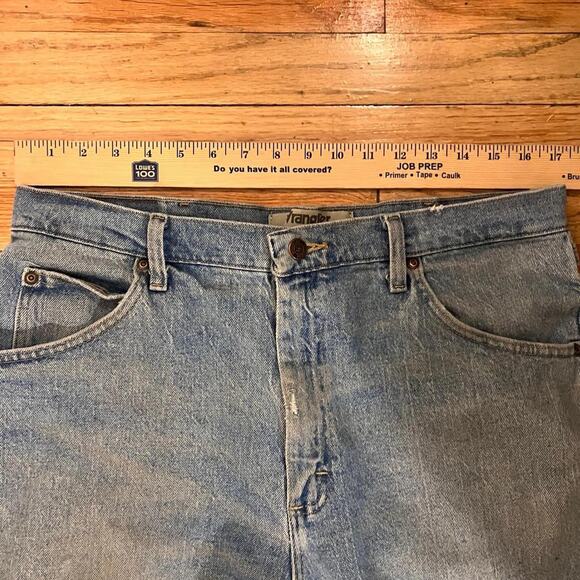 Vintage Y2K Wrangler Light Wash Denim Cowboy Western Jeans - Picture 6 of 8